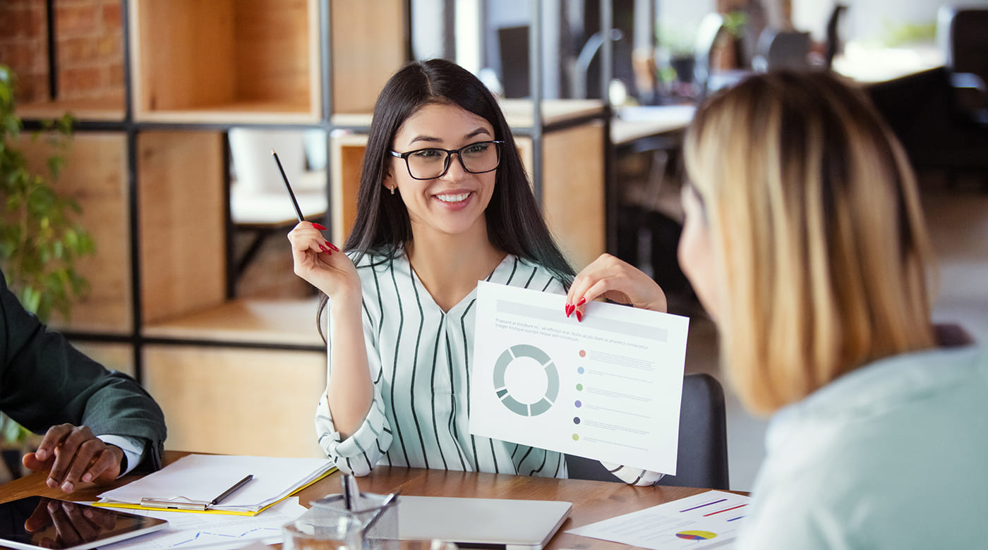 business team talking